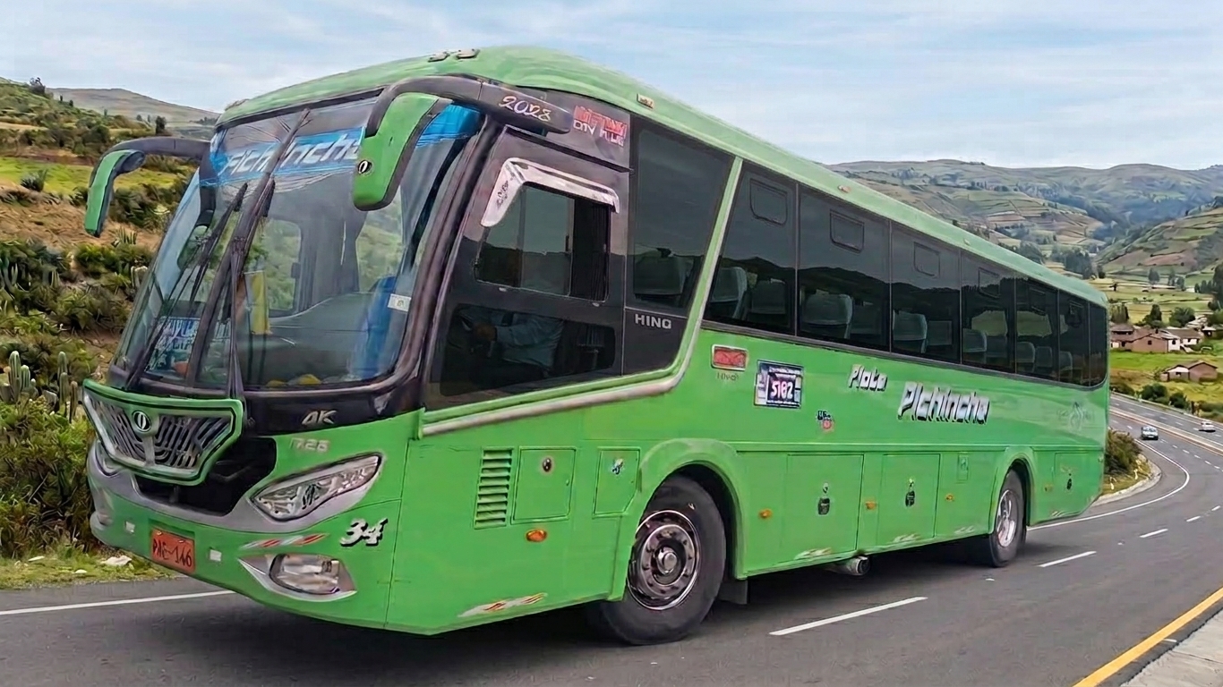 Unidad moderna de la Cooperativa Flota Pichincha